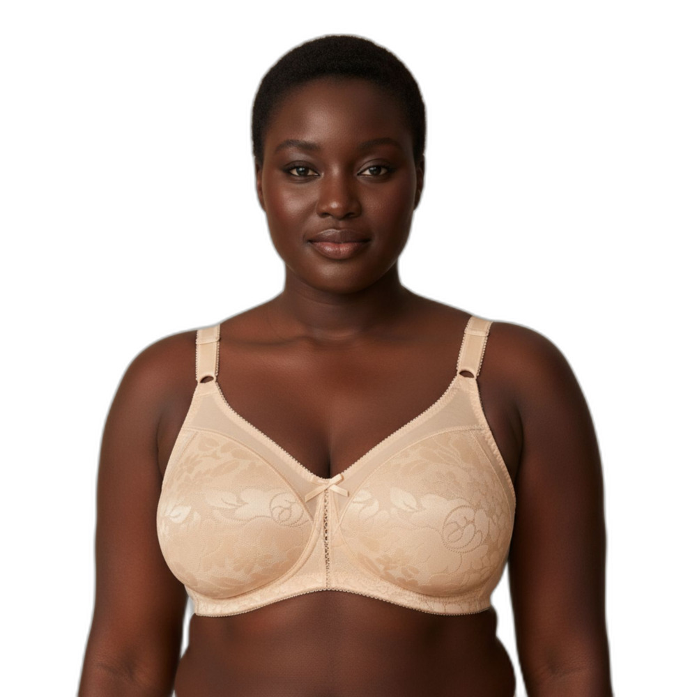 Bali Wirefree Double Support Bra 42C Porcelain